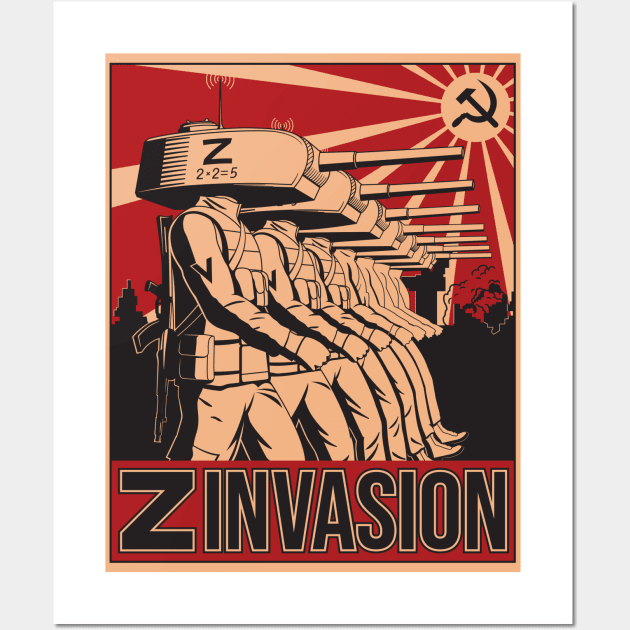 Russian invasion of Ukraine 2022 Wall Art by Alex Birch